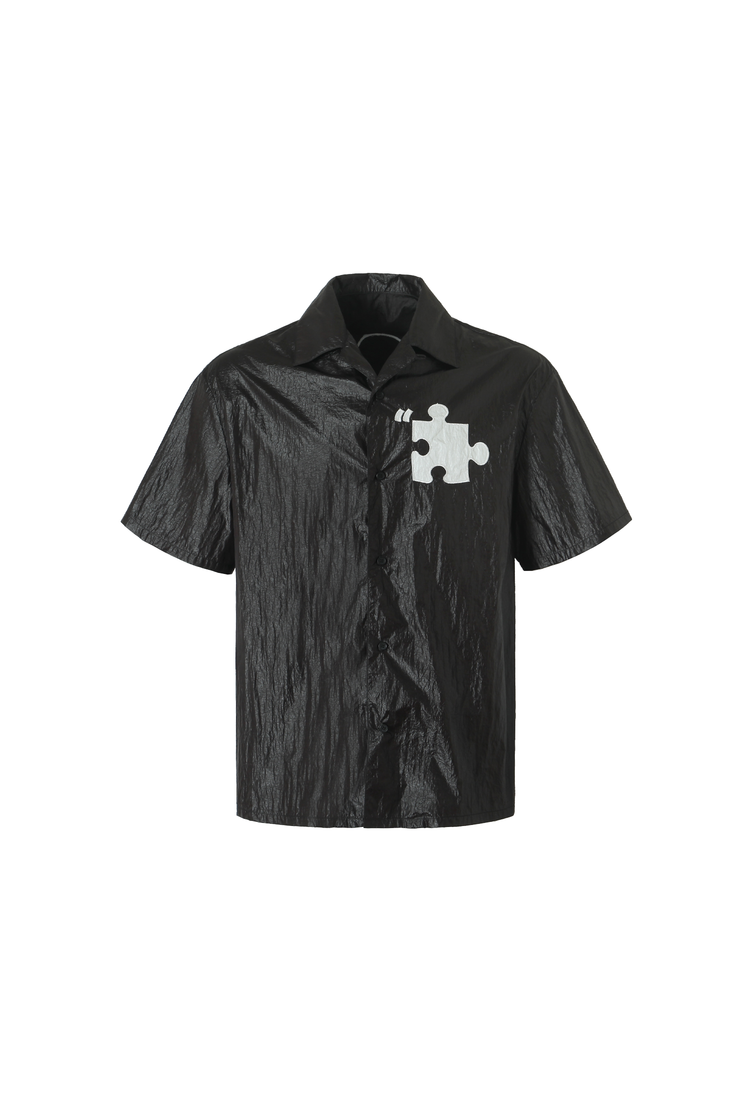 YADcrew | Specially Made Imitation Plastic Texture Thin Breathable Fabric Short Sleeve Shirt - PSYLOS 1, YADcrew | Specially Made Imitation Plastic Texture Thin Breathable Fabric Short Sleeve Shirt, T-Shirt, YADcrew•JAPAN, PSYLOS 1