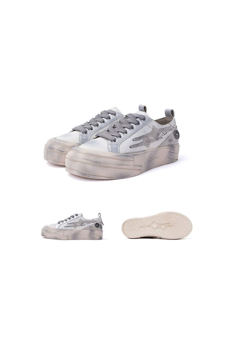 Slate Gray Canvas Shoes - PSYLOS 1, Slate Gray Canvas Shoes, Shoes, KILLWINNER, PSYLOS 1