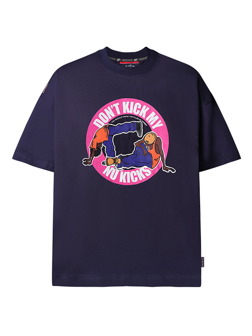 ACUSA | "DON'T KICK MY KICKS" Oversized Cotton Tee - PSYLOS 1, ACUSA | "DON'T KICK MY KICKS" Oversized Cotton Tee, Tops, ACUSA, PSYLOS 1