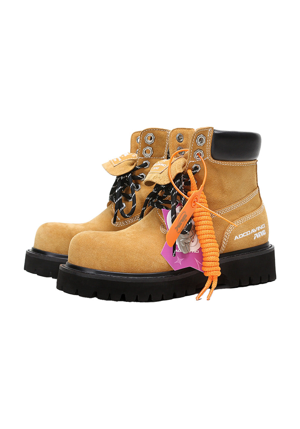 ADC丨Stardust Series Martin Boots-Yellow - PSYLOS 1, ADC丨Stardust Series Martin Boots-Yellow, Boots, ADC, PSYLOS 1