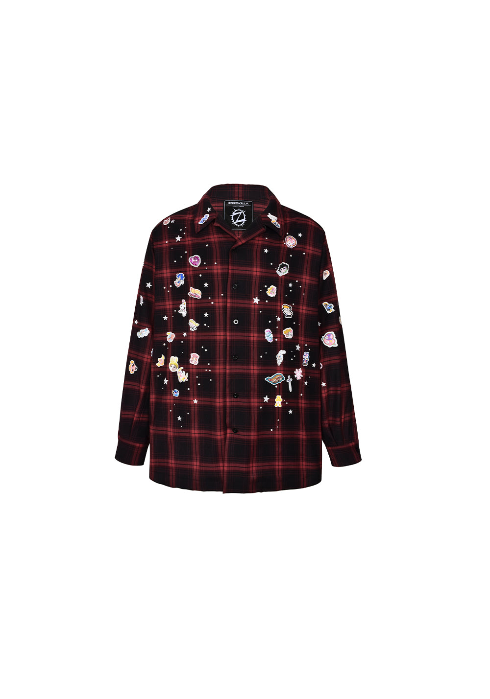 Applique Printed Rhinestone Shirt