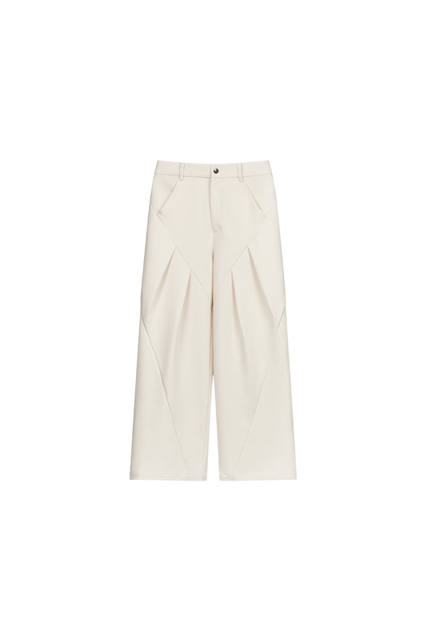 Pleated Wide Leg Trousers