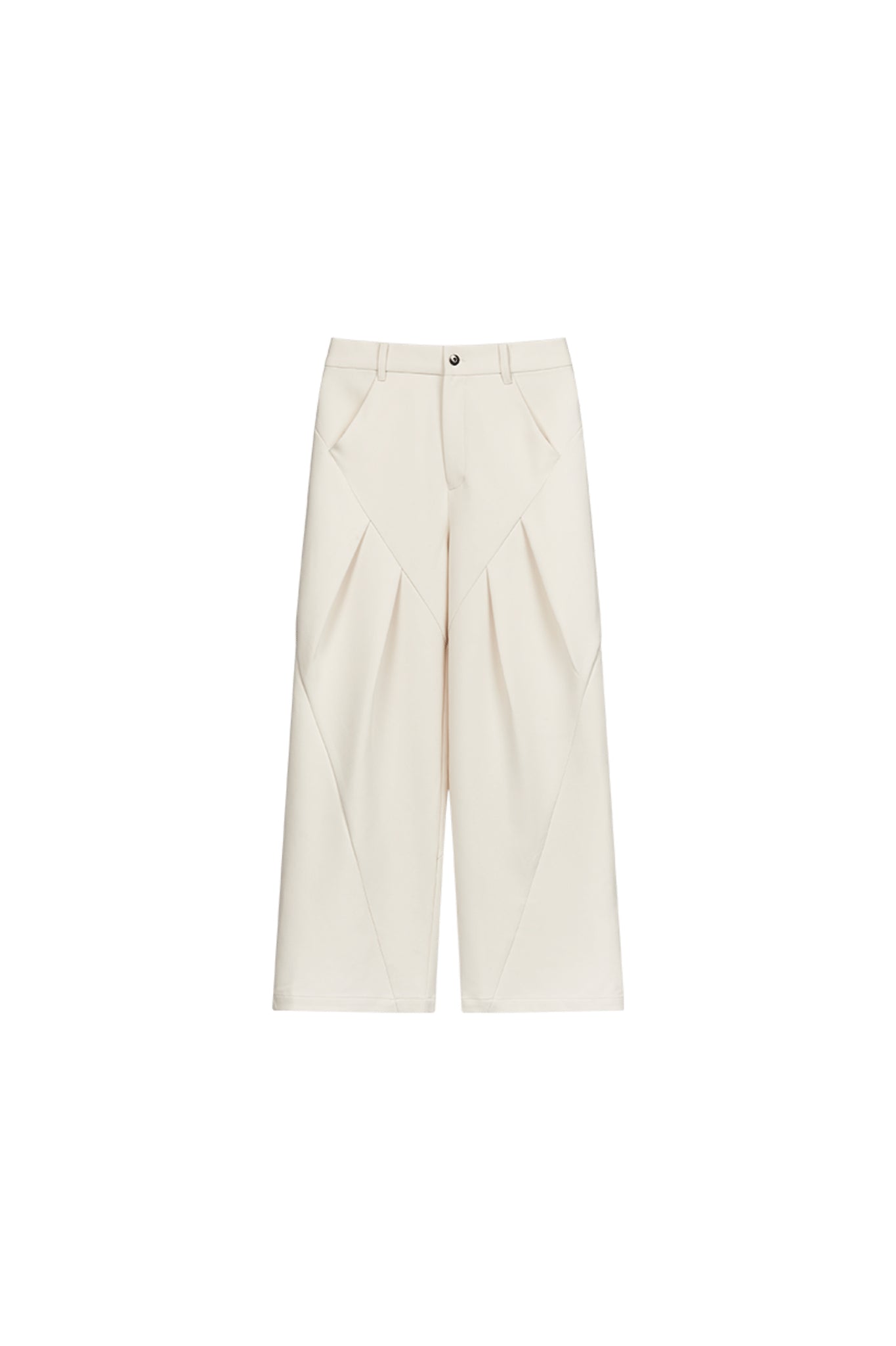 Pleated Wide Leg Trousers