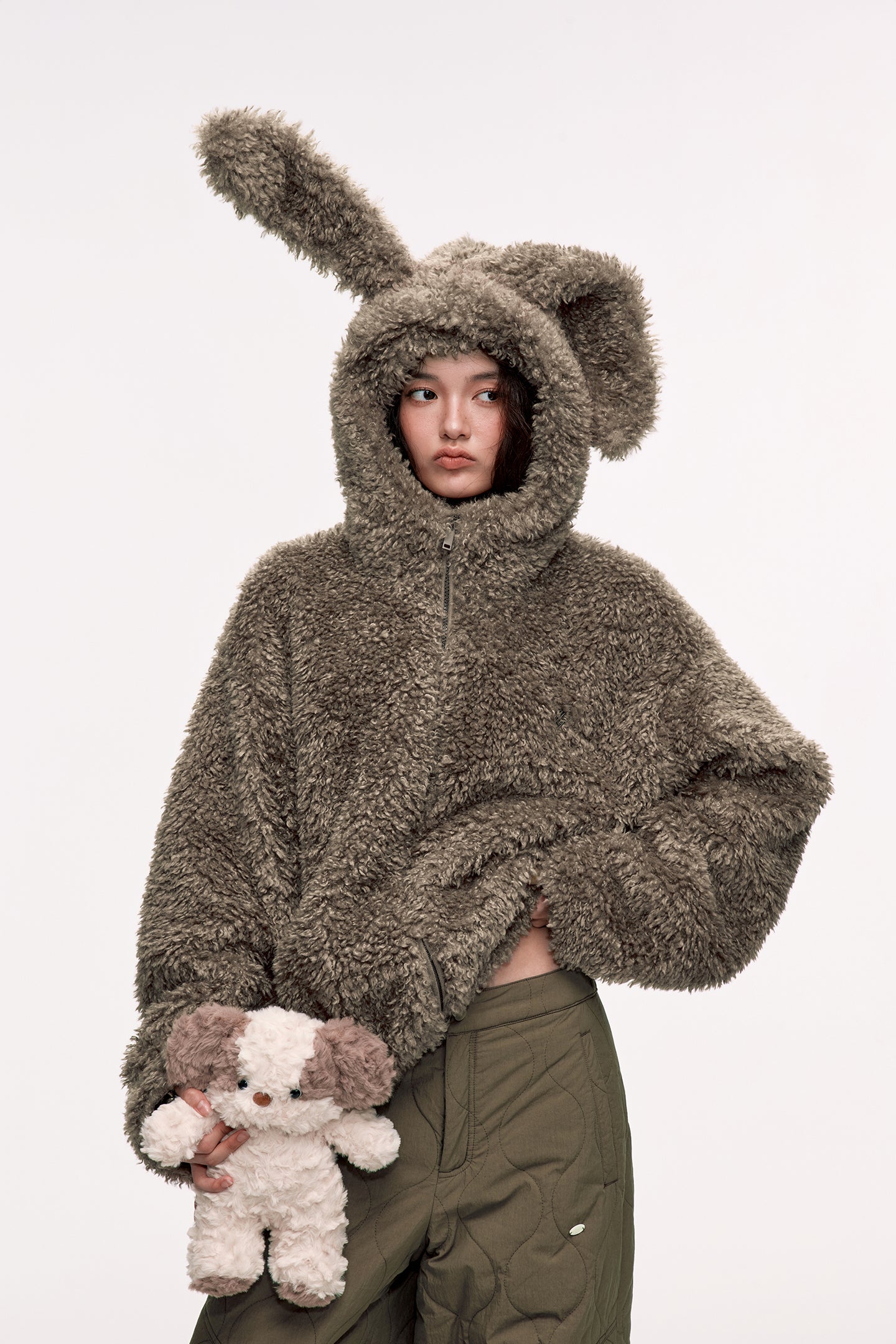 Rabbit Ears Plush Coat