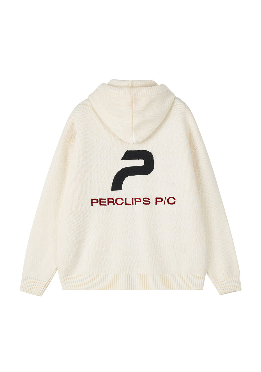 PCLP Head Letter P Hooded Sweater Cardigan