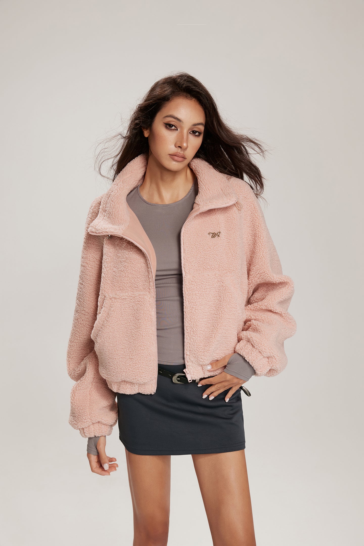 Lapel short jacket