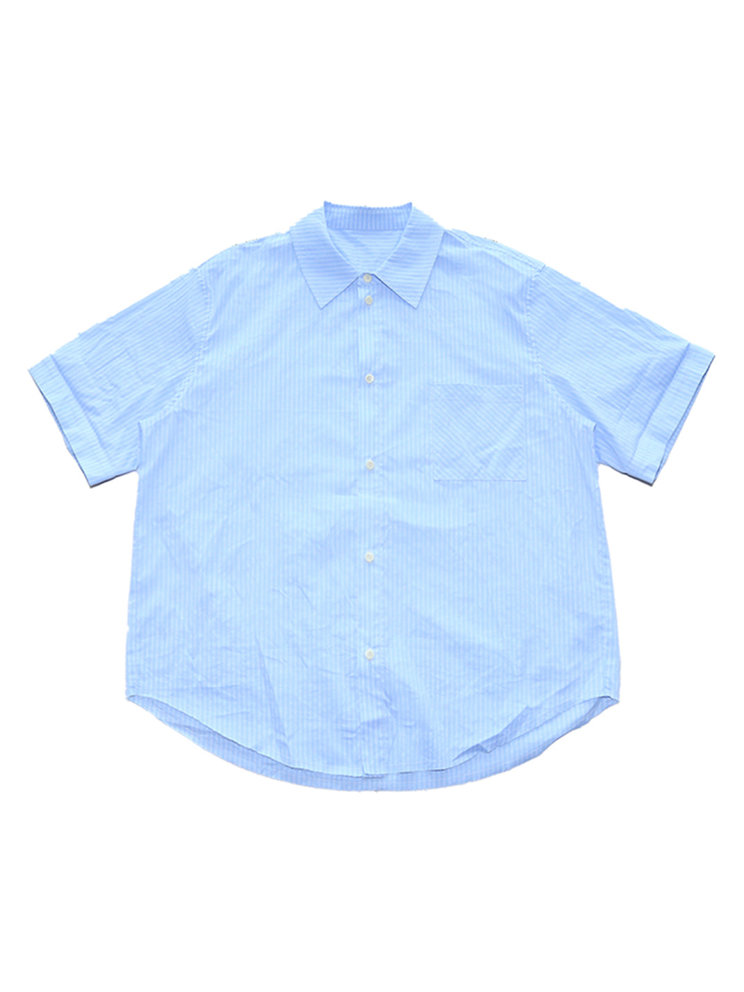 TREclub | Blue Striped Short Sleeve Shirt - PSYLOS 1, TREclub | Blue Striped Short Sleeve Shirt, T-Shirt, TREclub•JAPAN, PSYLOS 1