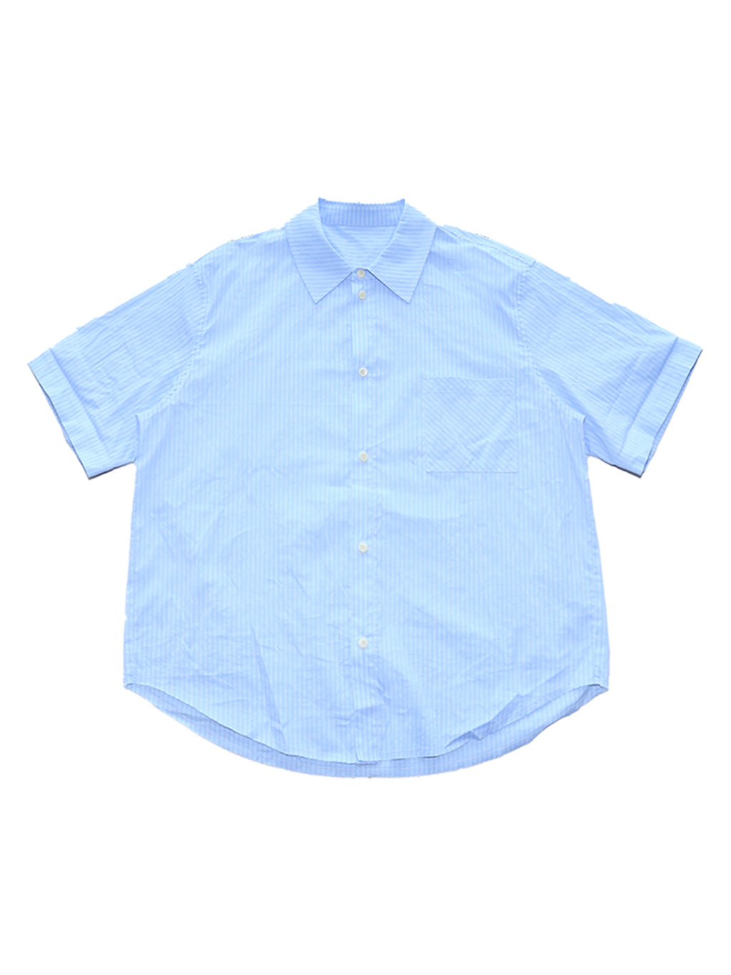TREclub | Blue Striped Short Sleeve Shirt - PSYLOS 1, TREclub | Blue Striped Short Sleeve Shirt, T-Shirt, TREclub•JAPAN, PSYLOS 1