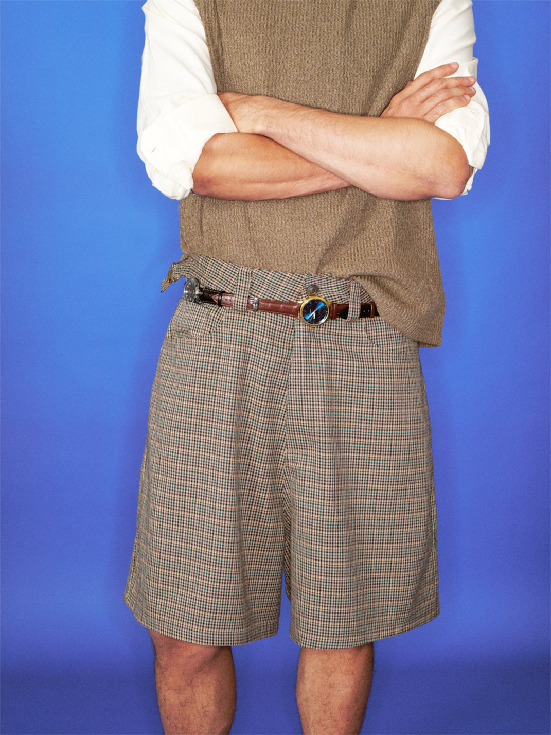 TREclub | Houndstooth Checked Shorts - PSYLOS 1, TREclub | Houndstooth Checked Shorts, Shorts, TREclub•JAPAN, PSYLOS 1