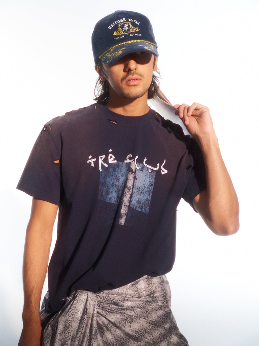 TREclub | Snake Year Vintage Stitch T-Shirt - PSYLOS 1, TREclub | Snake Year Vintage Stitch T-Shirt, T-Shirt, TREclub•JAPAN, PSYLOS 1