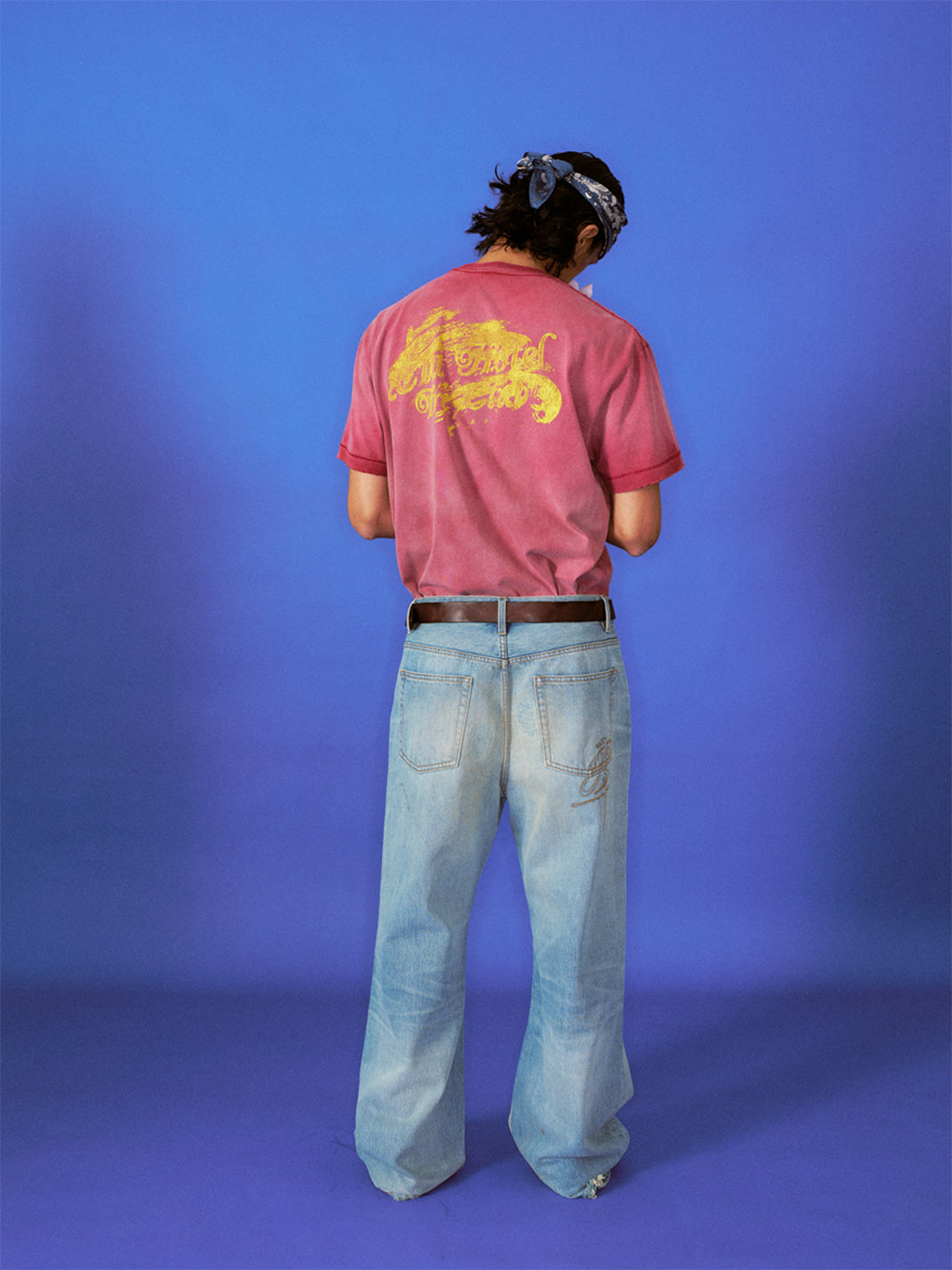 TREclub | Washed Red Graphic T-Shirt - PSYLOS 1, TREclub | Washed Red Graphic T-Shirt, T-Shirt, TREclub•JAPAN, PSYLOS 1