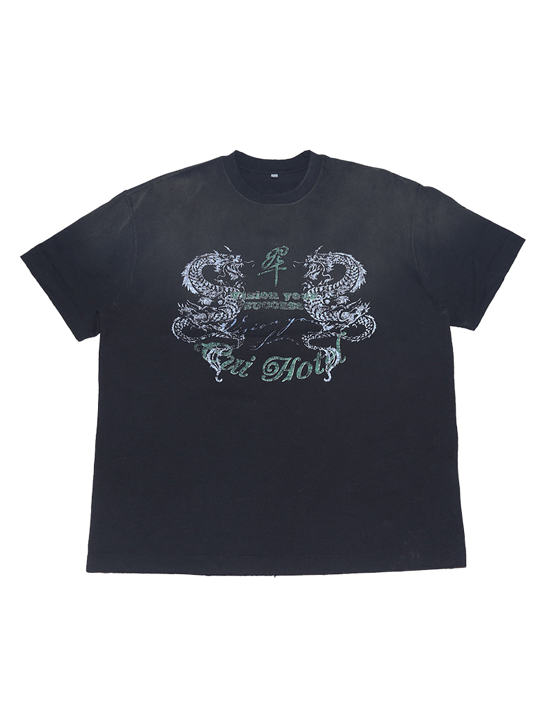 TREclub | Black Dragon Washed Graphic Tee - PSYLOS 1, TREclub | Black Dragon Washed Graphic Tee, T-Shirt, TREclub•JAPAN, PSYLOS 1