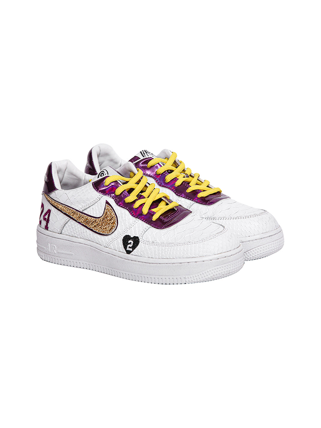 CIRCLECUSTOM丨 AF1“Soul Faith”Series  [Lakers Dynasty]  Customization - PSYLOS 1, CIRCLECUSTOM丨 AF1“Soul Faith”Series  [Lakers Dynasty]  Customization, Canvas Sneakers, CIRCLECUSTOM, PSYLOS 1