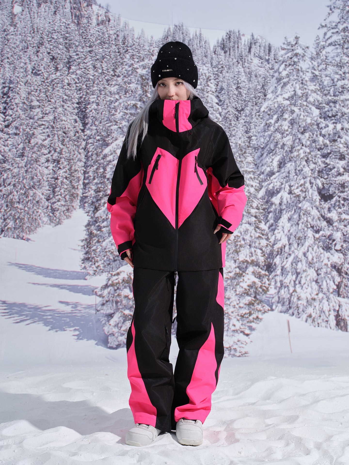 3L Windproof And Waterproof Loose Ski Suit