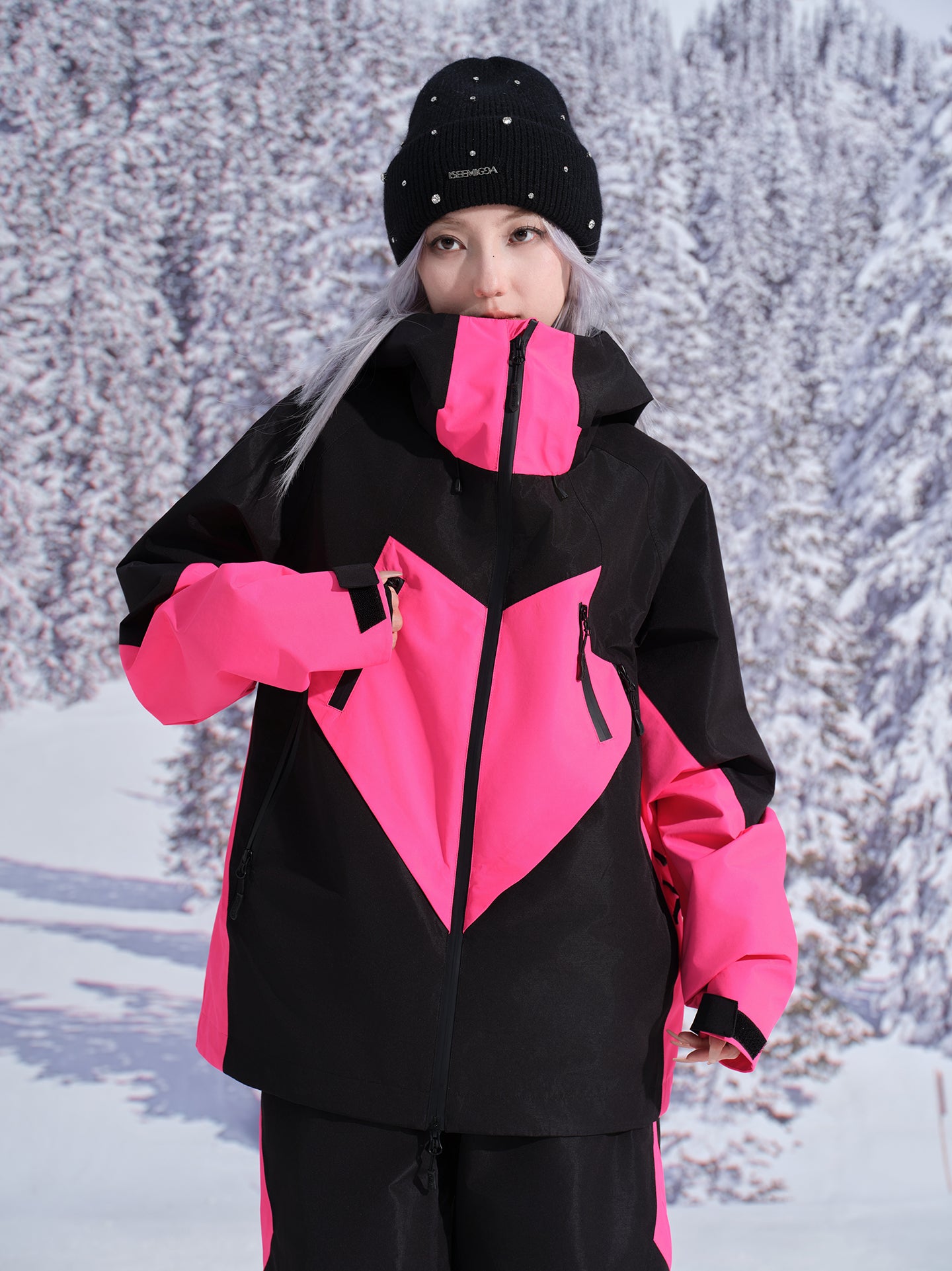 3L Windproof And Waterproof Loose Ski Suit