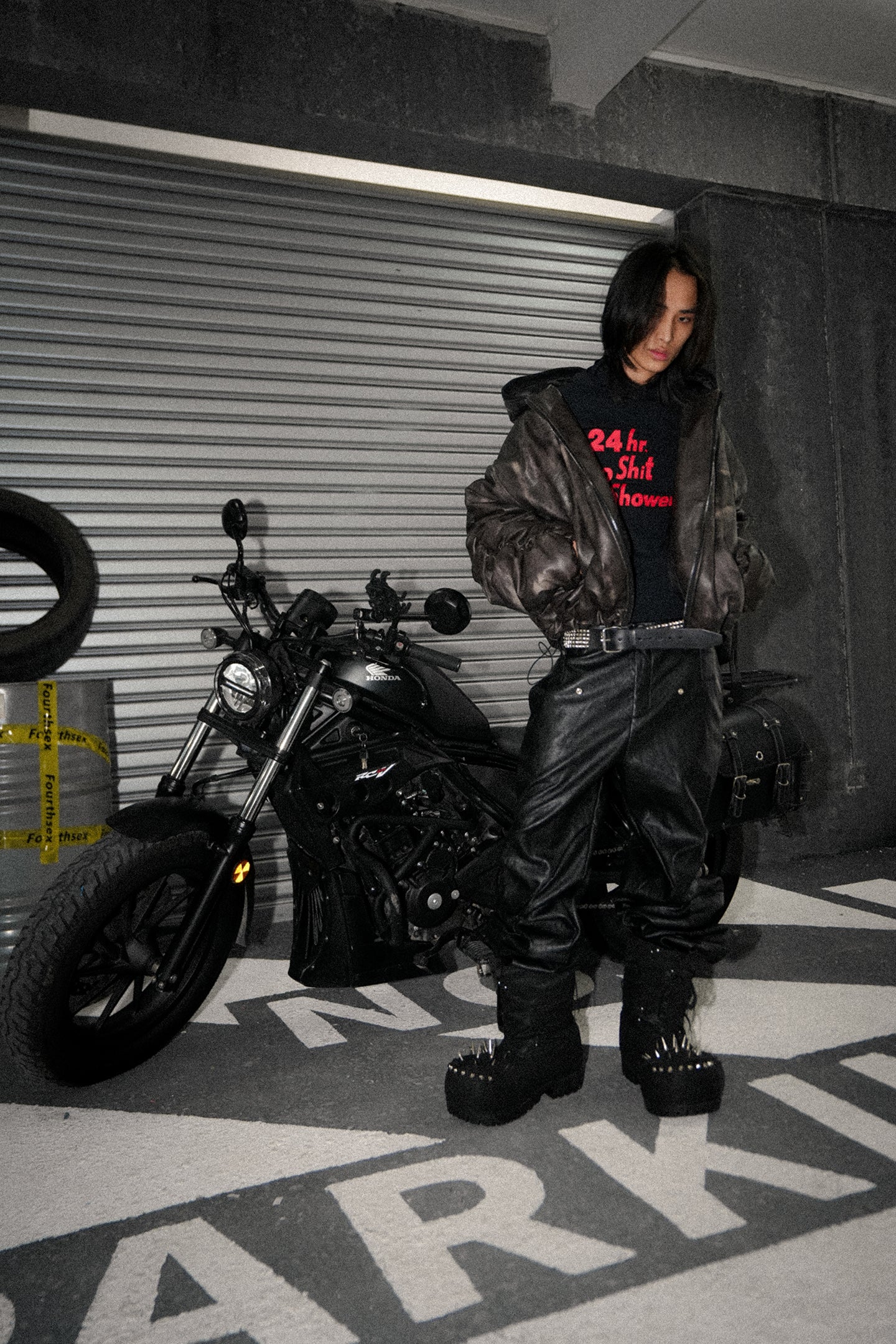 Faded Brown Leather Fold Hoodie - PSYLOS 1, Faded Brown Leather Fold Hoodie, Jacket, Fourth3ex, PSYLOS 1