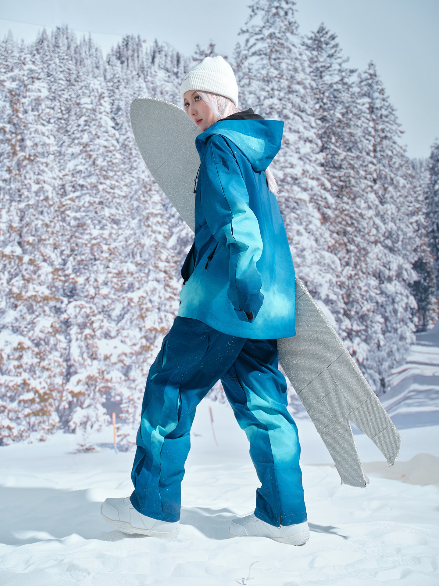 Undersea Starry Sky Ski Suit