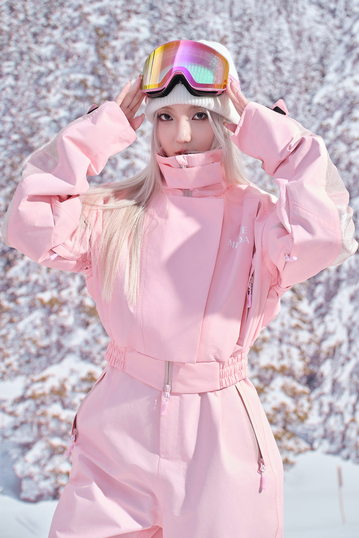 【Streaming Light】 Skiwear Snowboard Suit Slim Professional Ski Suit