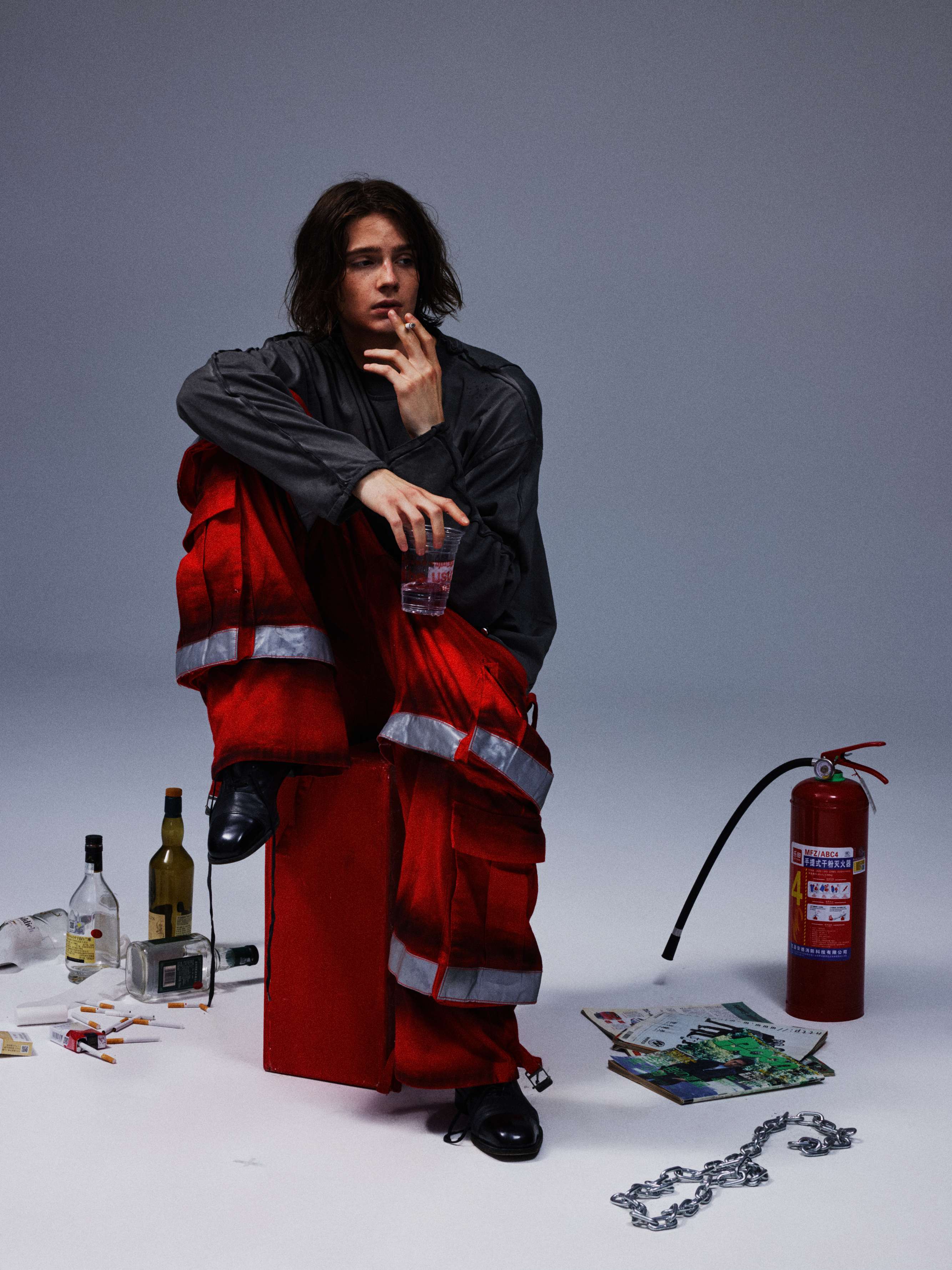 TecNineGroup丨DROP2 LABOURER CARGO PANTS - PSYLOS 1, TecNineGroup丨DROP2 LABOURER CARGO PANTS, Jeans, TecNineGroup, PSYLOS 1