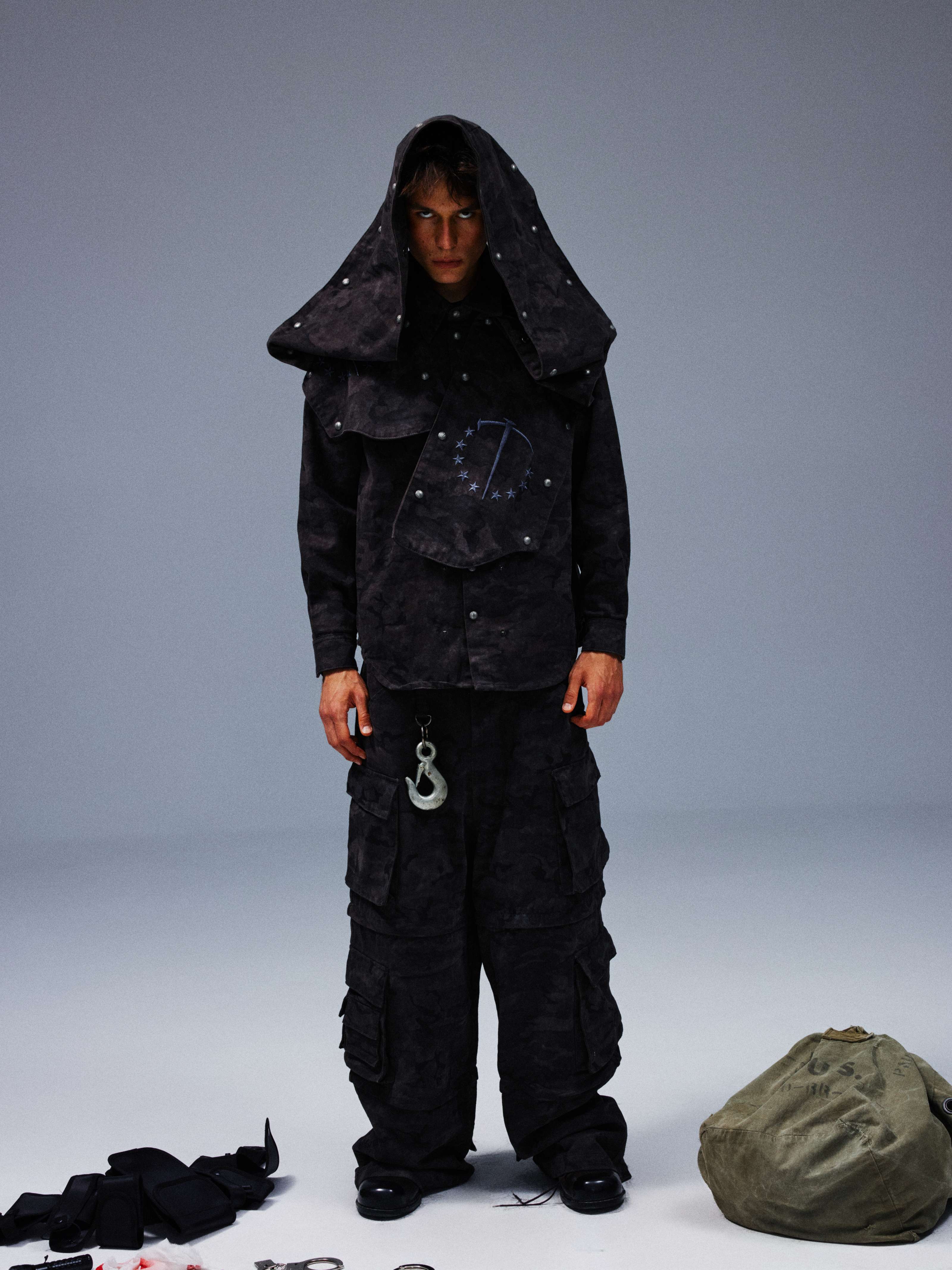 Detachable Camo Work Shirt Jacket - PSYLOS 1, Detachable Camo Work Shirt Jacket, Jacket, TecNineGroup, PSYLOS 1