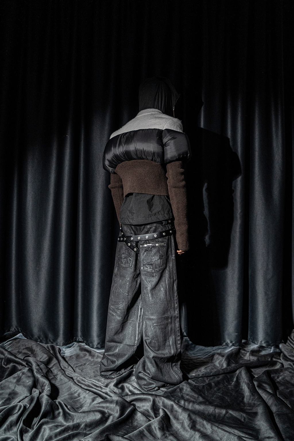 REBEL WAVE丨Hand-Waxed Damaged Wide-Leg Pants REBEL WAVE丨Hand-Waxed Damaged Wide-Leg Pants
