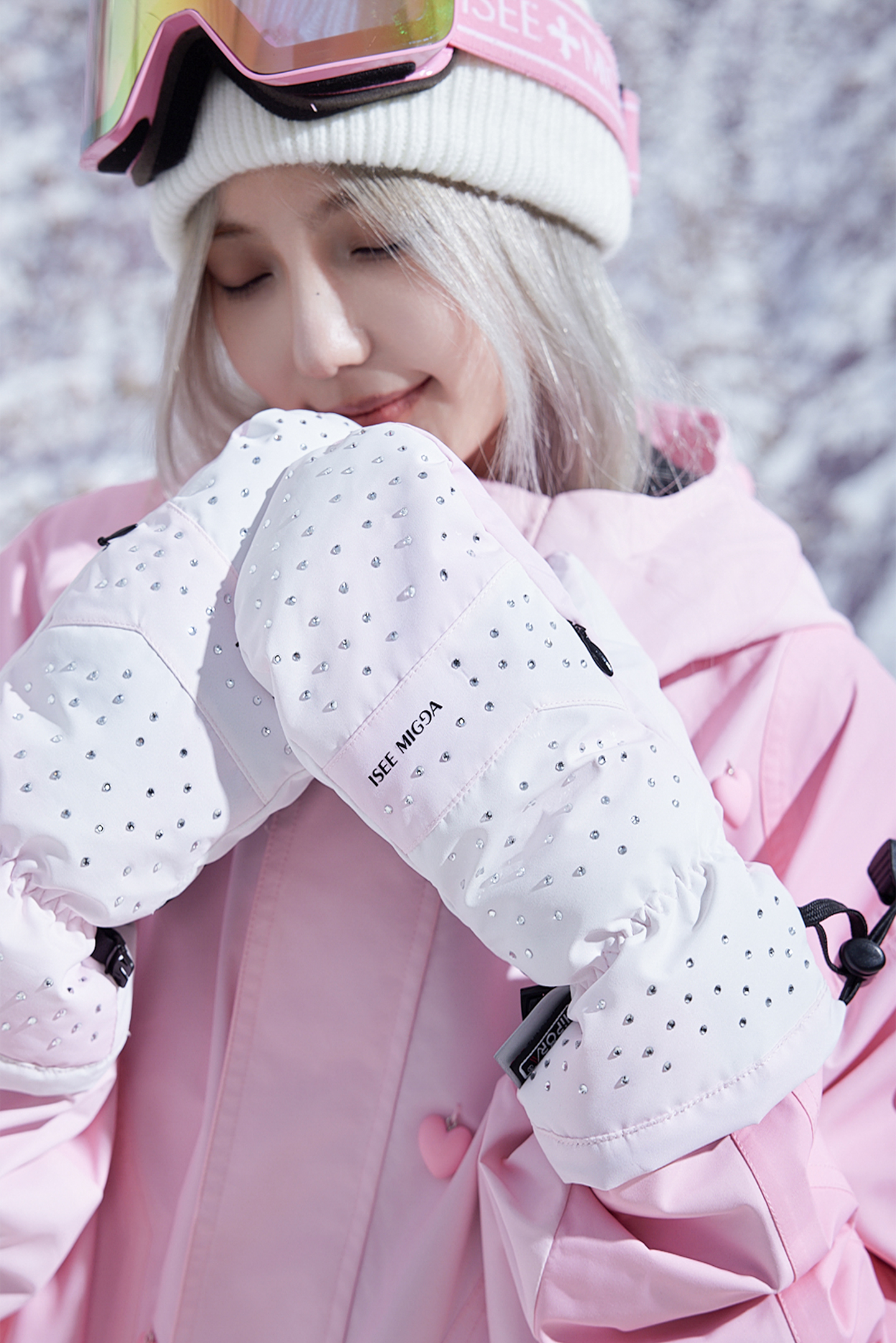 Full Diamond Gloves Outdoor Ski Warm Gloves