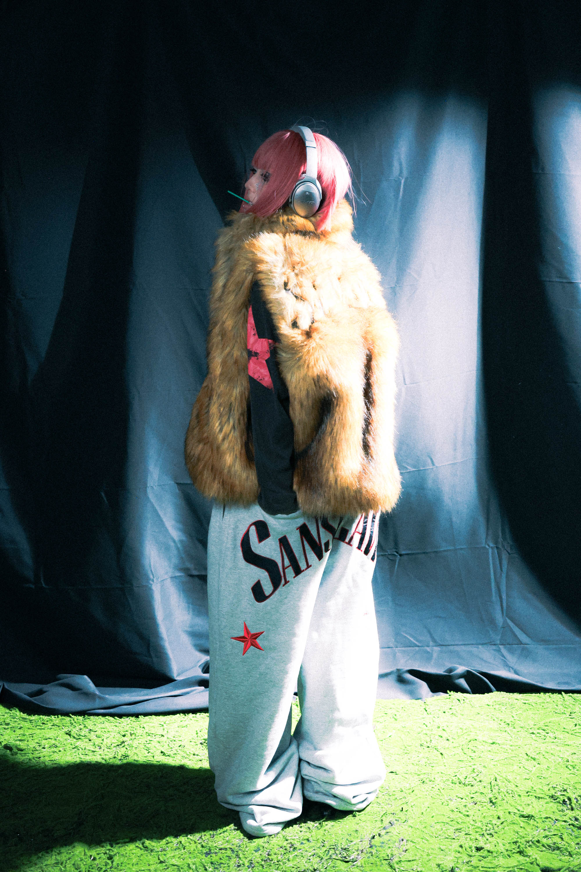 SANSLAWS丨Logo Patches Embroidered Sweatpants - PSYLOS 1, SANSLAWS丨Logo Patches Embroidered Sweatpants, Pants, SANSLAWS, PSYLOS 1