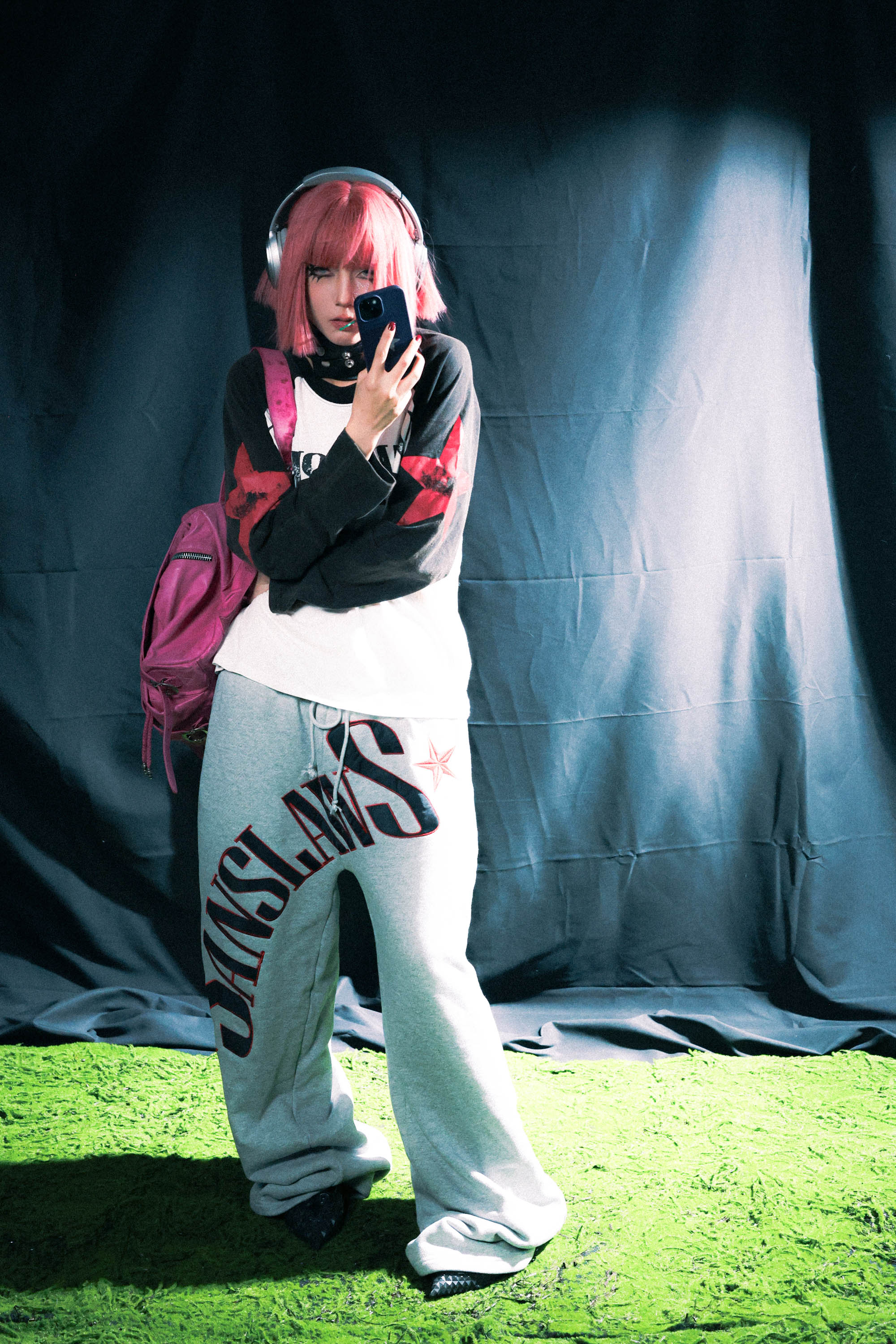 SANSLAWS丨Logo Patches Embroidered Sweatpants - PSYLOS 1, SANSLAWS丨Logo Patches Embroidered Sweatpants, Pants, SANSLAWS, PSYLOS 1