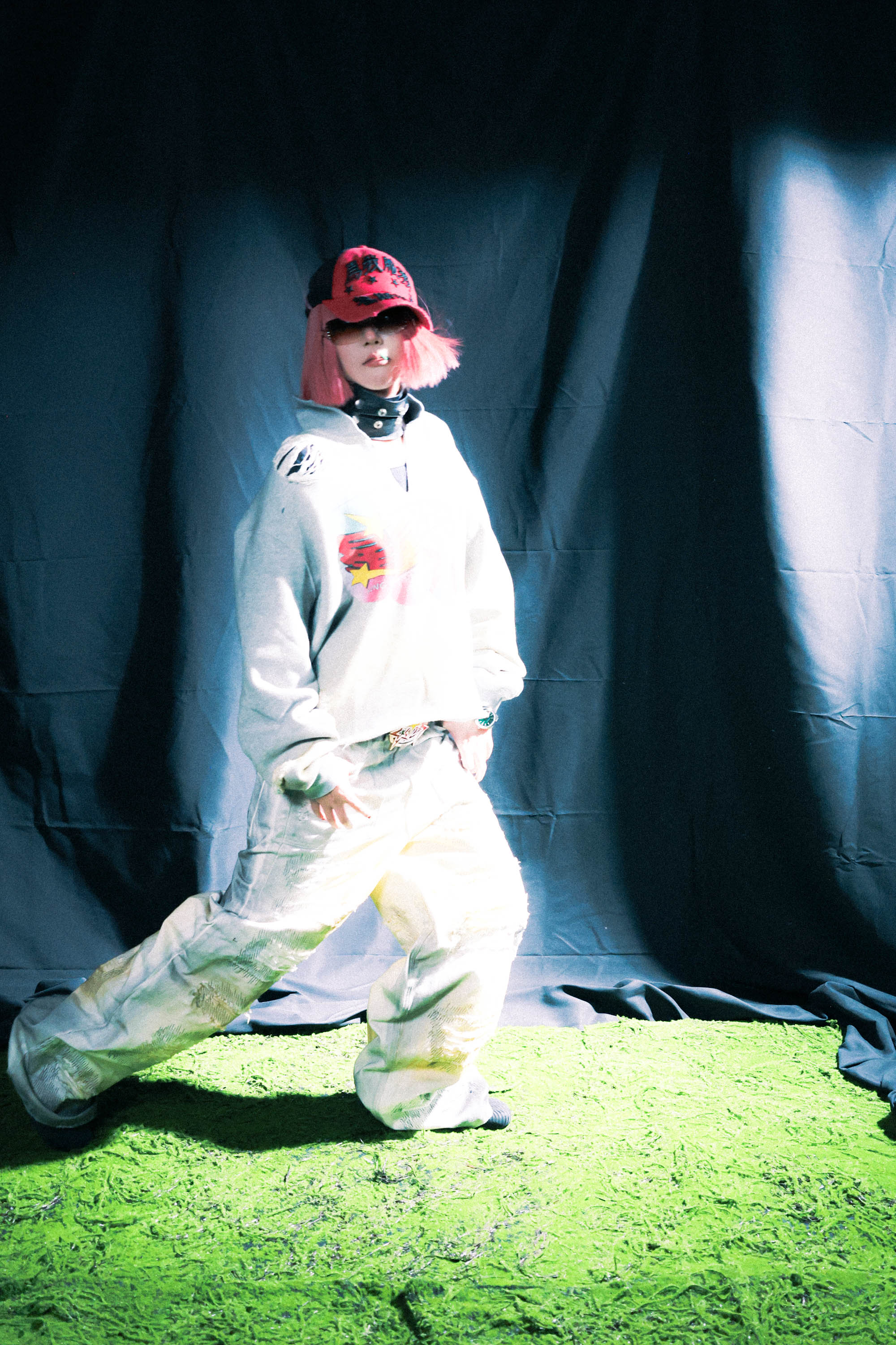 SANSLAWS丨White Patch Distressed Denim Jeans - PSYLOS 1, SANSLAWS丨White Patch Distressed Denim Jeans, Jeans, SANSLAWS, PSYLOS 1