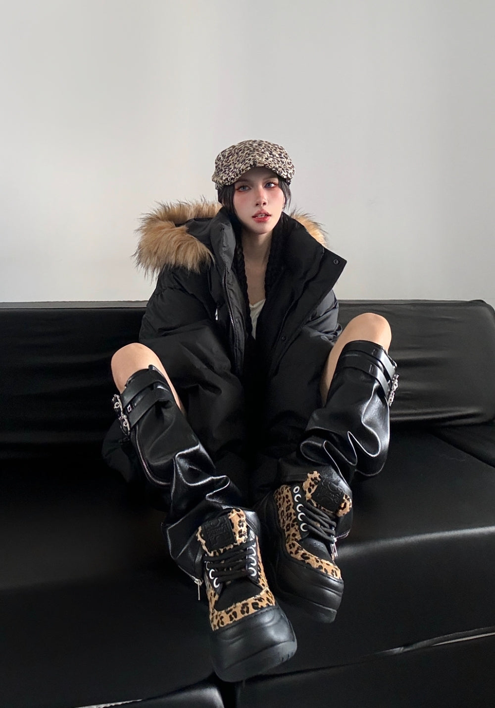 FYSPR丨Leopard Chunky Wave Sneakers - PSYLOS 1, FYSPR丨Leopard Chunky Wave Sneakers, Chunky Sneakers, FYSPR•JAPAN, PSYLOS 1