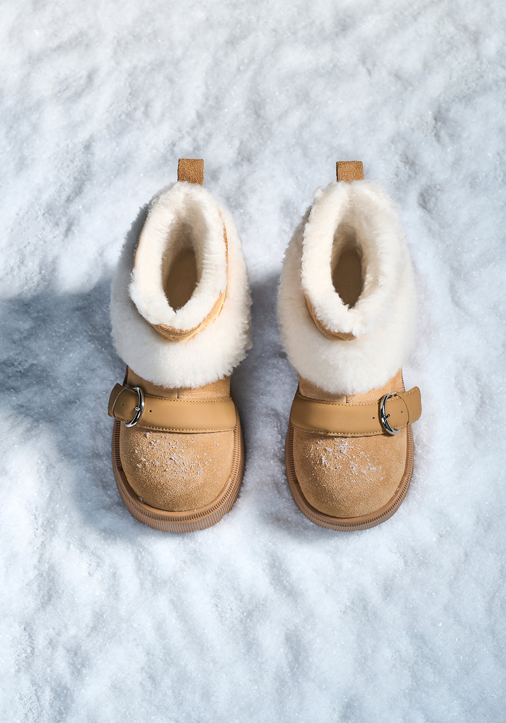 SMILEY丨Short Snow Boots-Camel - PSYLOS 1, SMILEY丨Short Snow Boots-Camel, Boots, SMILEY•JAPAN, PSYLOS 1