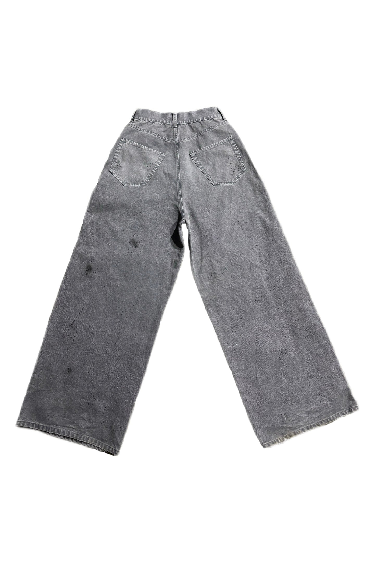 Double-layer Distressed Canvas Pants