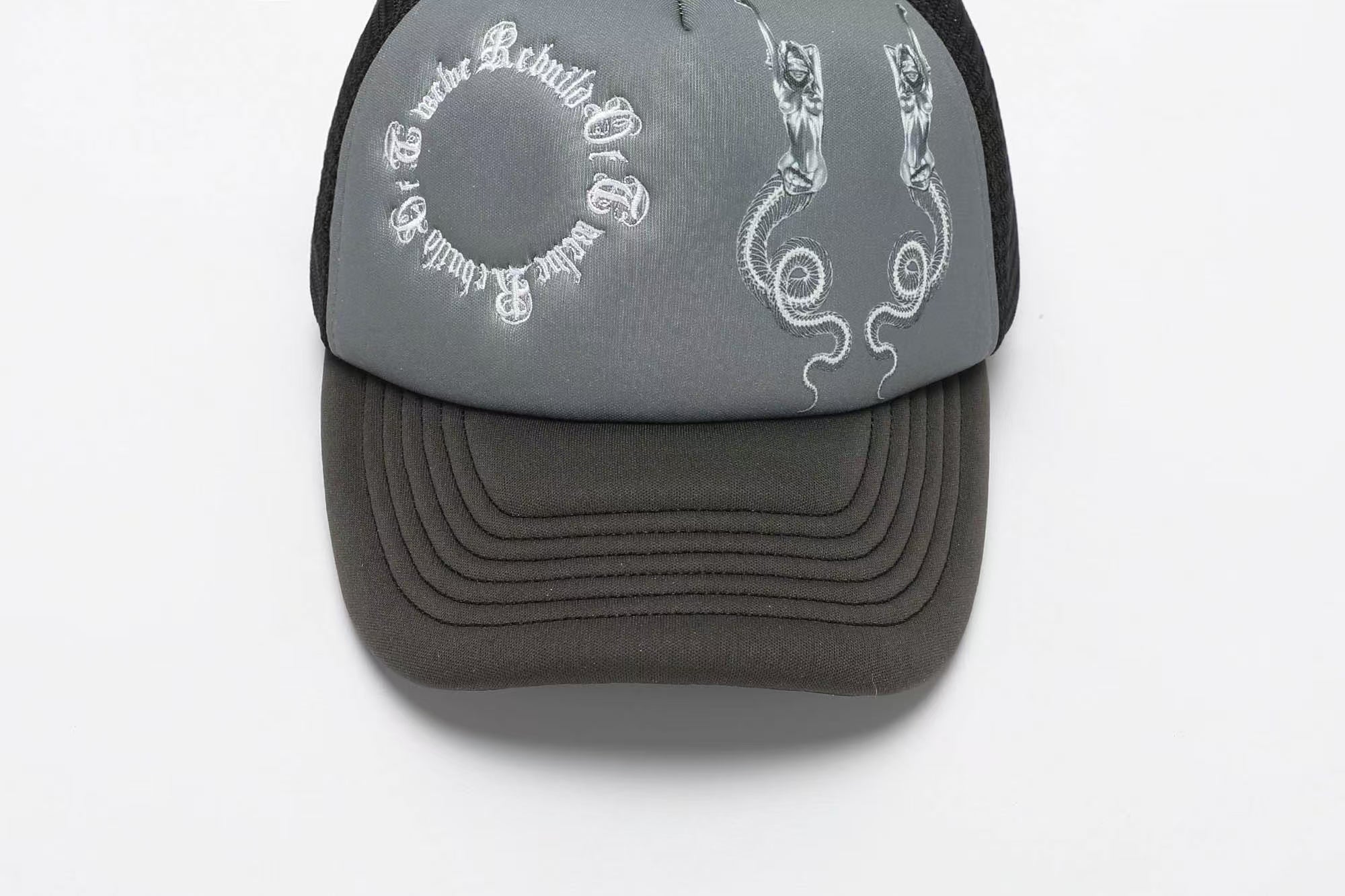 “A VIRGIN WIRH A SNAKE TAIL” TRUCK CAP