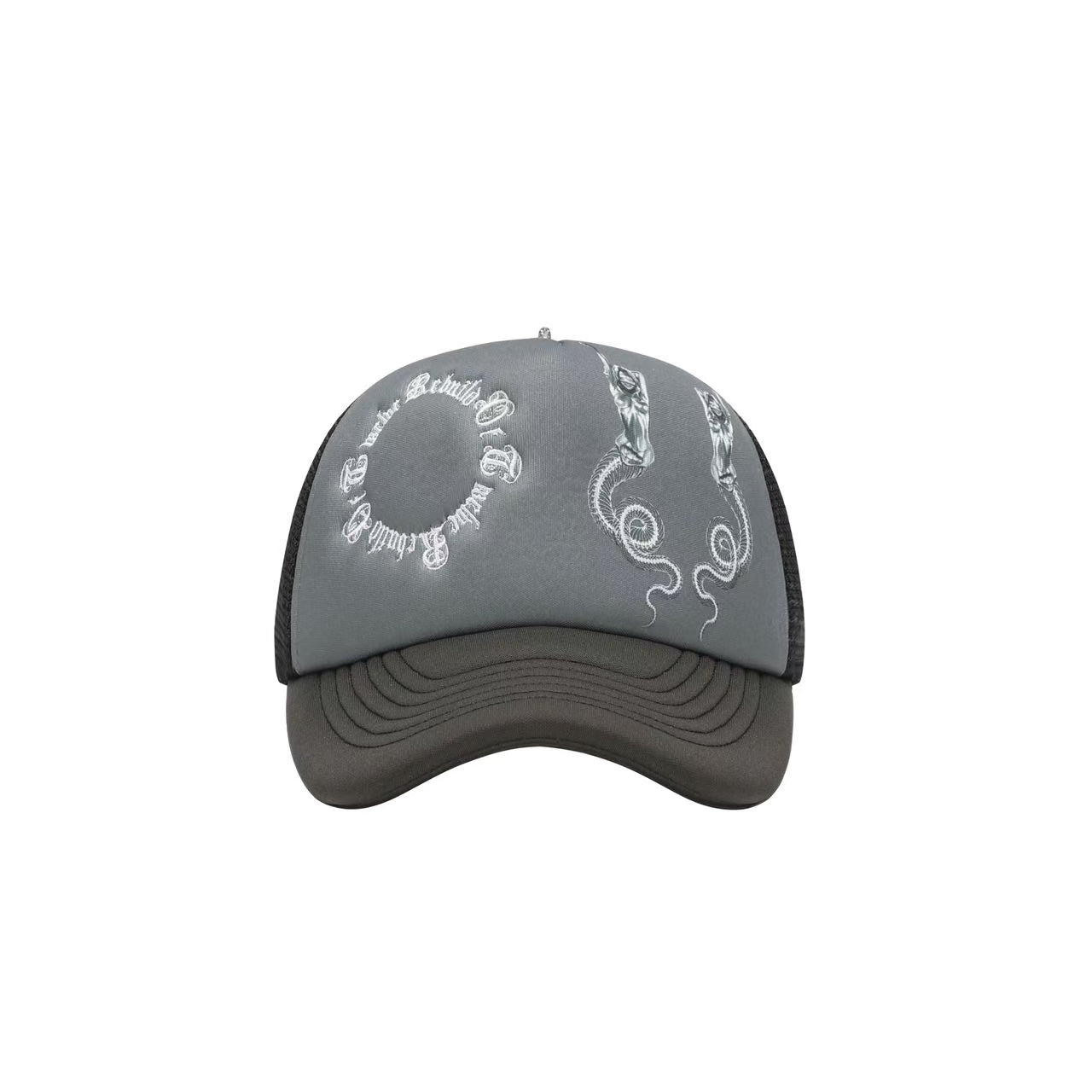 “A VIRGIN WIRH A SNAKE TAIL” TRUCK CAP