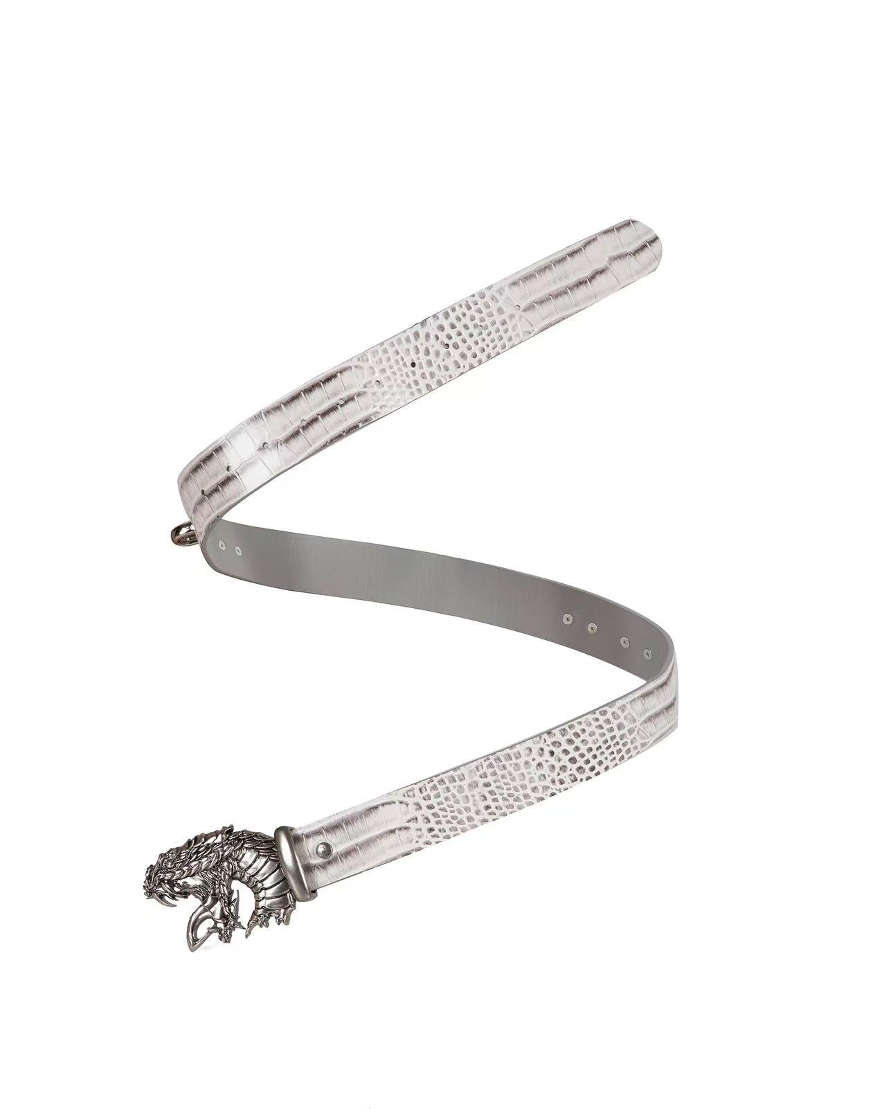 REGEN ZONE | Snake Buckle Detachable Leather Belt - PSYLOS 1, REGEN ZONE | Snake Buckle Detachable Leather Belt, Belt, REGEN ZONE•JAPAN, PSYLOS 1