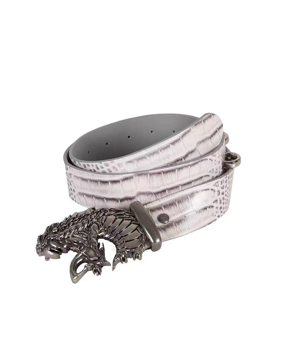 REGEN ZONE | Snake Buckle Detachable Leather Belt - PSYLOS 1, REGEN ZONE | Snake Buckle Detachable Leather Belt, Belt, REGEN ZONE•JAPAN, PSYLOS 1