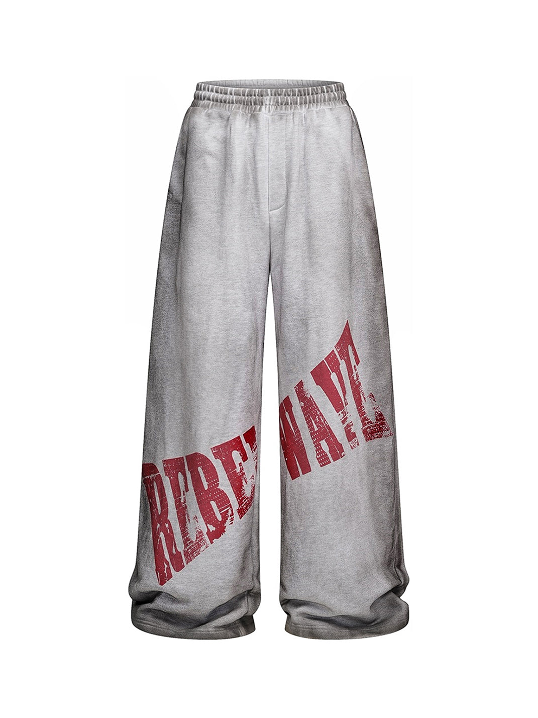 REBEL WAVE | Distressed Reversible Slogan Sweatpants - PSYLOS 1, REBEL WAVE | Distressed Reversible Slogan Sweatpants, Sweatpants, REBEL WAVE, PSYLOS 1