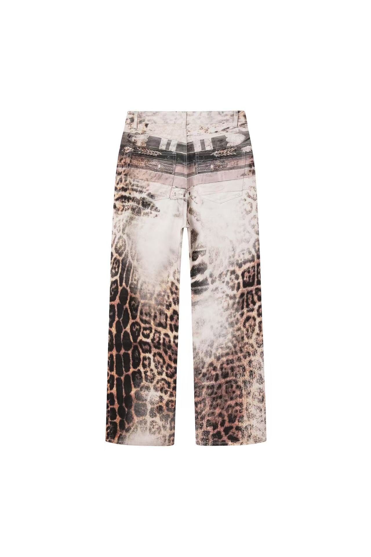 REGEN ZONE丨Leopard Gradient Pants - PSYLOS 1, REGEN ZONE丨Leopard Gradient Pants, Pants, REGEN ZONE•JAPAN, PSYLOS 1