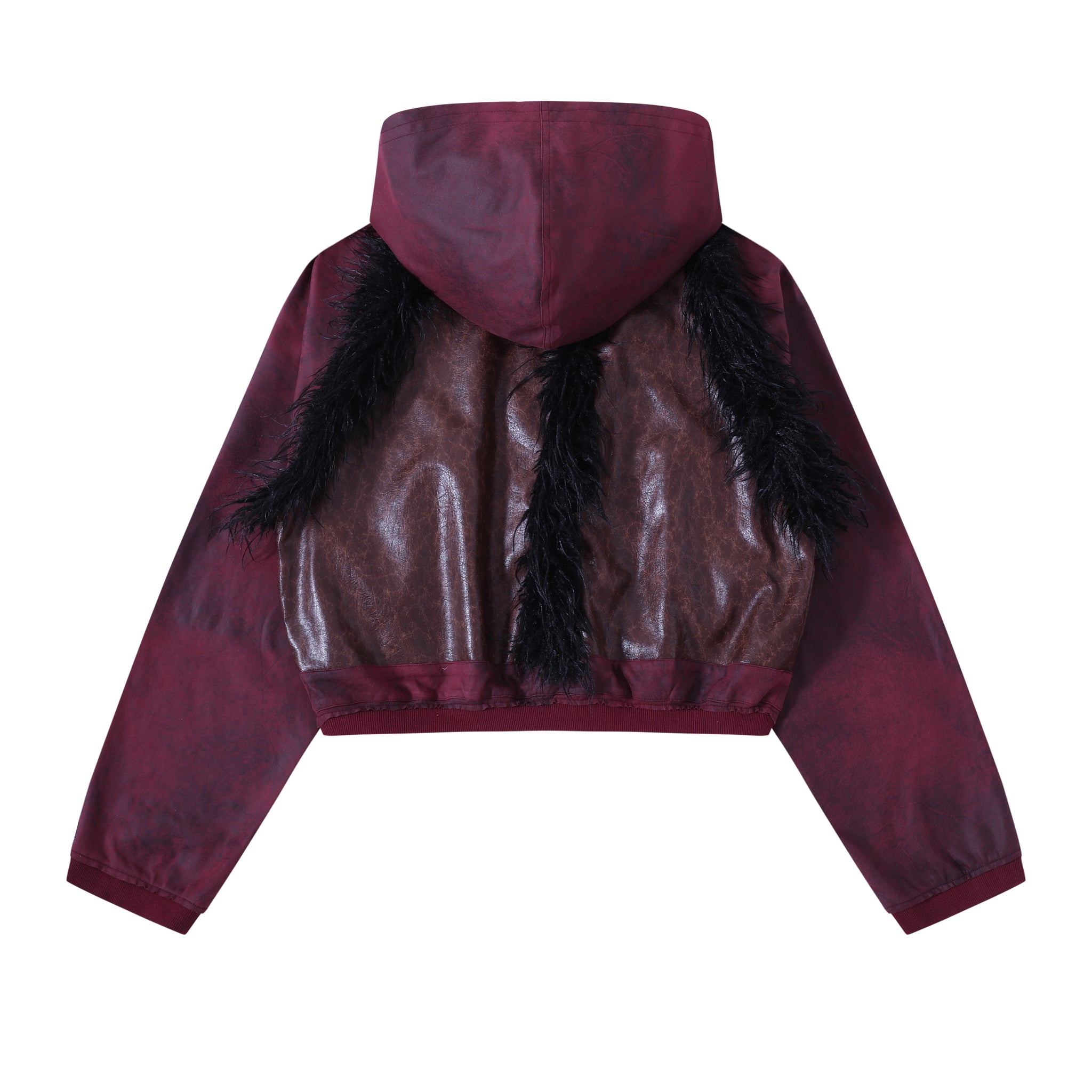 Suede and Leather Patchwork Jacket