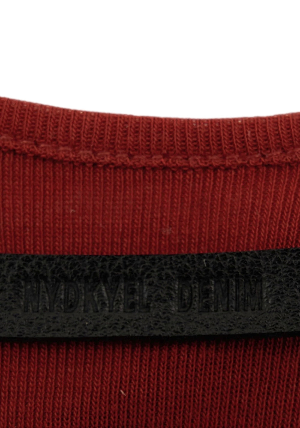 NyDkyel丨U-Neck Wool Blend Tank - Leather Label-Red - PSYLOS 1, NyDkyel丨U-Neck Wool Blend Tank - Leather Label-Red, Tank Top, NyDkyel, PSYLOS 1