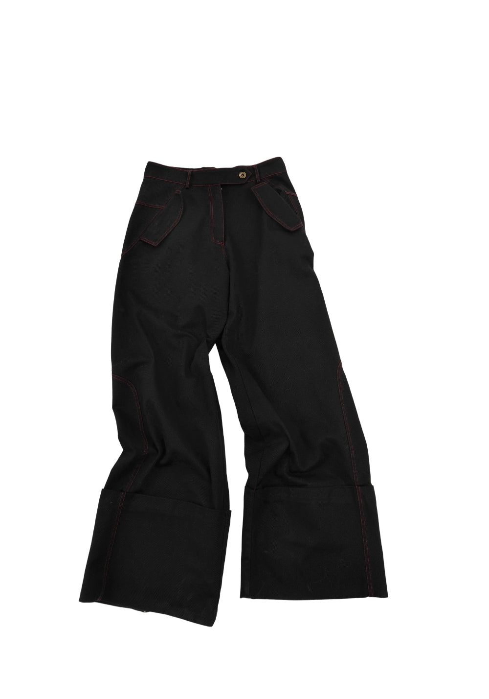 NyDkyel丨Tencel Wide-Leg Utility Pants-Black - PSYLOS 1, NyDkyel丨Tencel Wide-Leg Utility Pants-Black, Pants, NyDkyel, PSYLOS 1