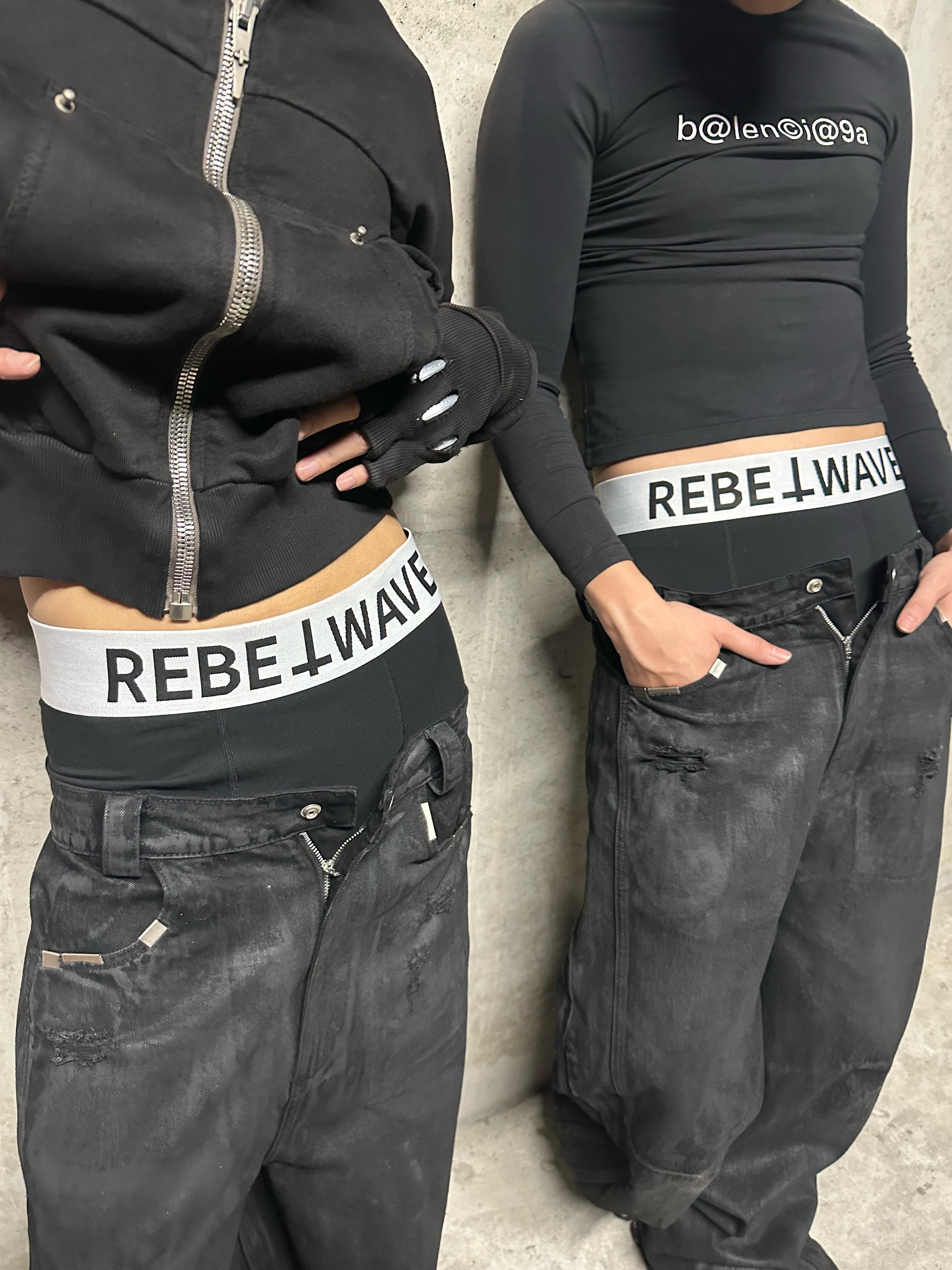 REBEL WAVE丨"╋" SLOGAN PANTIES-Black - PSYLOS 1, REBEL WAVE丨"╋" SLOGAN PANTIES-Black, panties, REBEL WAVE•JAPAN, PSYLOS 1