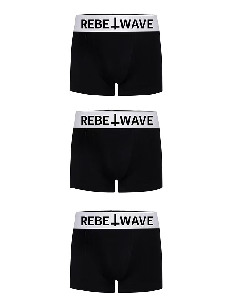 REBEL WAVE丨"╋" SLOGAN PANTIES-Black - PSYLOS 1, REBEL WAVE丨"╋" SLOGAN PANTIES-Black, panties, REBEL WAVE•JAPAN, PSYLOS 1