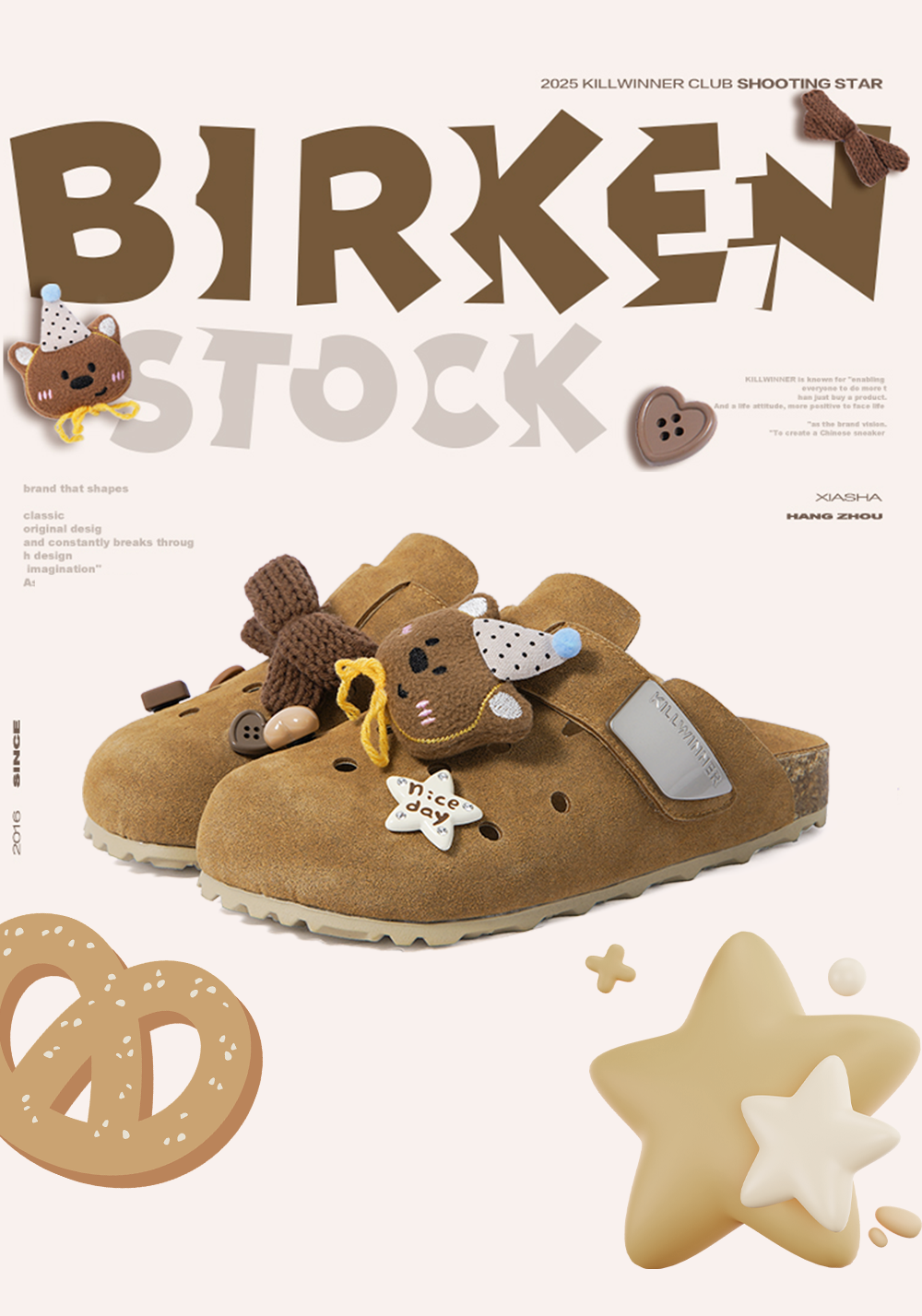 KILLWINNER丨Birkenstock-Brown - PSYLOS 1, KILLWINNER丨Birkenstock-Brown, Slippers, KILLWINNER•JAPAN, PSYLOS 1