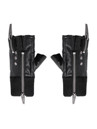 REBEL WAVE丨25SS“WOR”DOUBLE ZIP STRUCTURE LAYERED GLOVES - PSYLOS 1, REBEL WAVE丨25SS“WOR”DOUBLE ZIP STRUCTURE LAYERED GLOVES, Accessories, REBEL WAVE•JAPAN, PSYLOS 1