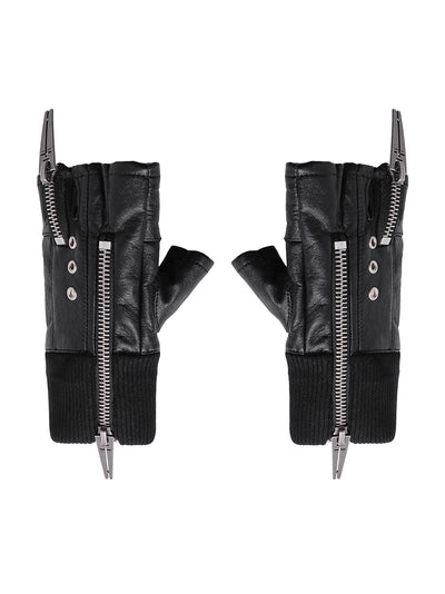 REBEL WAVE丨25SS“WOR”DOUBLE ZIP STRUCTURE LAYERED GLOVES - PSYLOS 1, REBEL WAVE丨25SS“WOR”DOUBLE ZIP STRUCTURE LAYERED GLOVES, Accessories, REBEL WAVE•JAPAN, PSYLOS 1