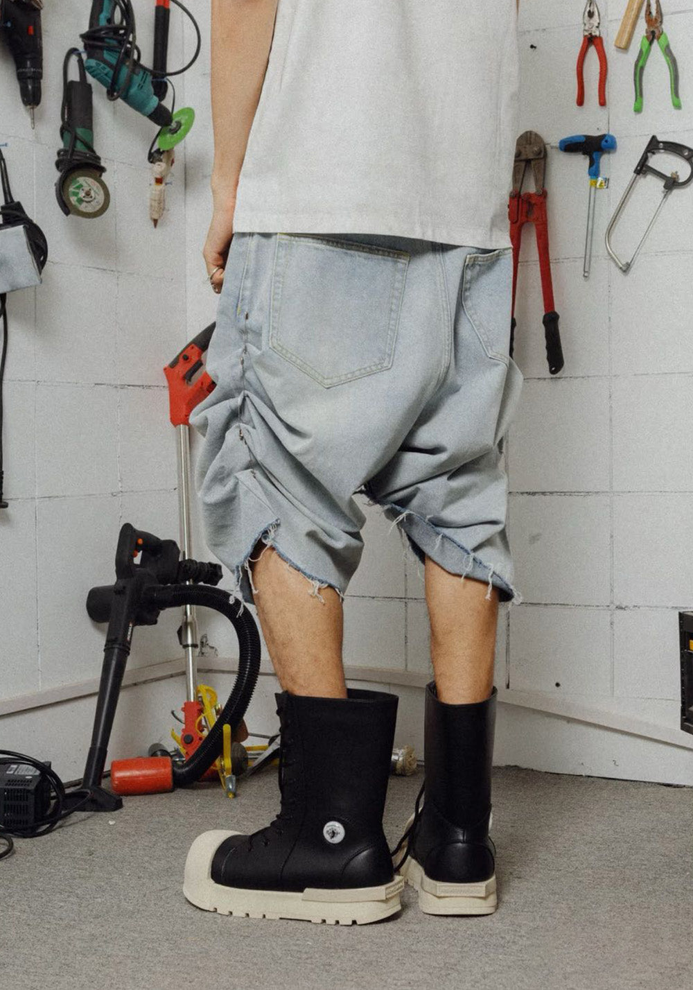 FVVO丨Ironclad Beetle PU Black Leather Boots - PSYLOS 1, FVVO丨Ironclad Beetle PU Black Leather Boots, Boots, FVVO&ROCKSTA•JAPAN, PSYLOS 1