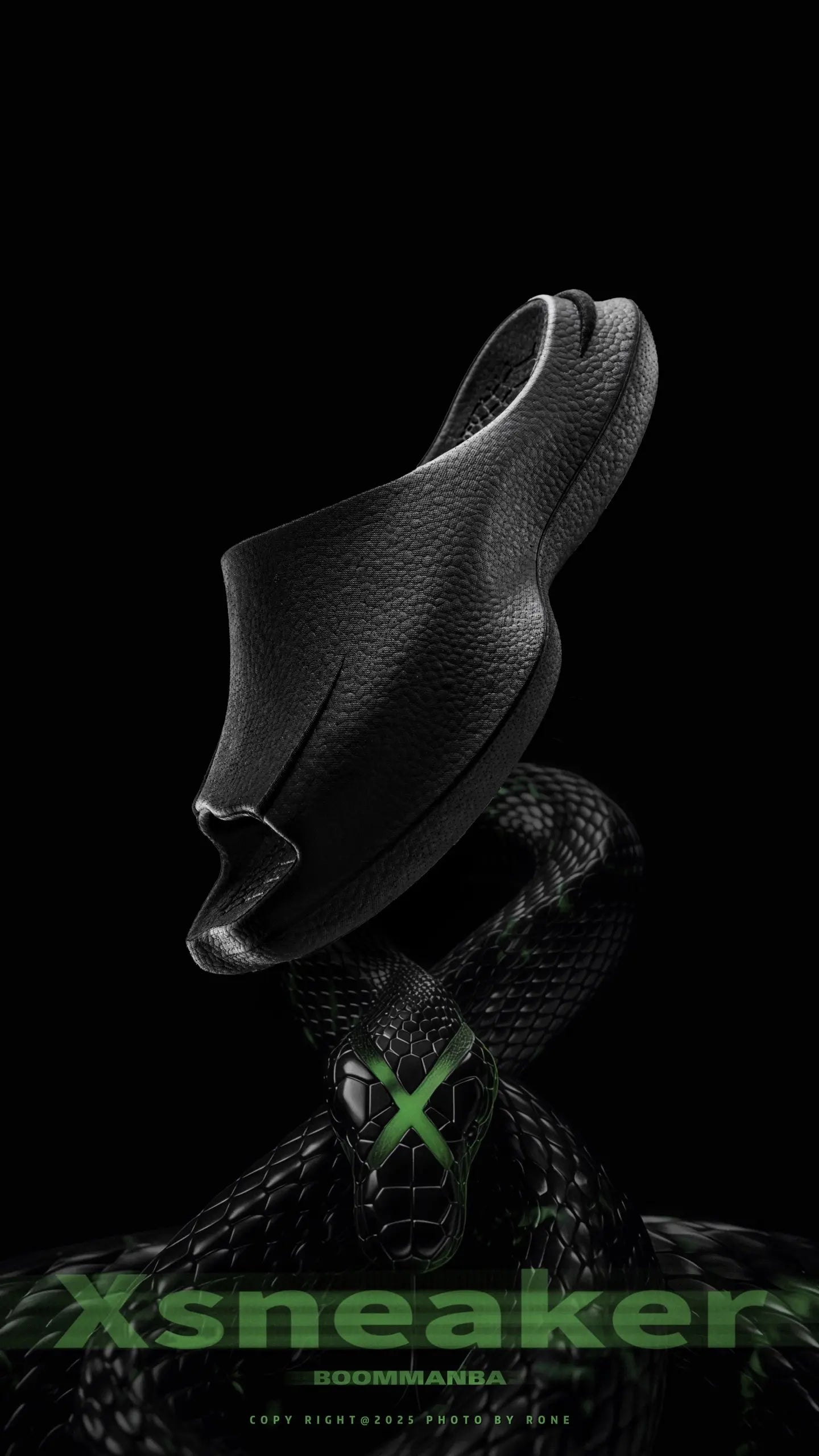 Xsneaker Boom Manba-Black - PSYLOS 1, Xsneaker Boom Manba-Black, Slippers, Xsneaker, PSYLOS 1