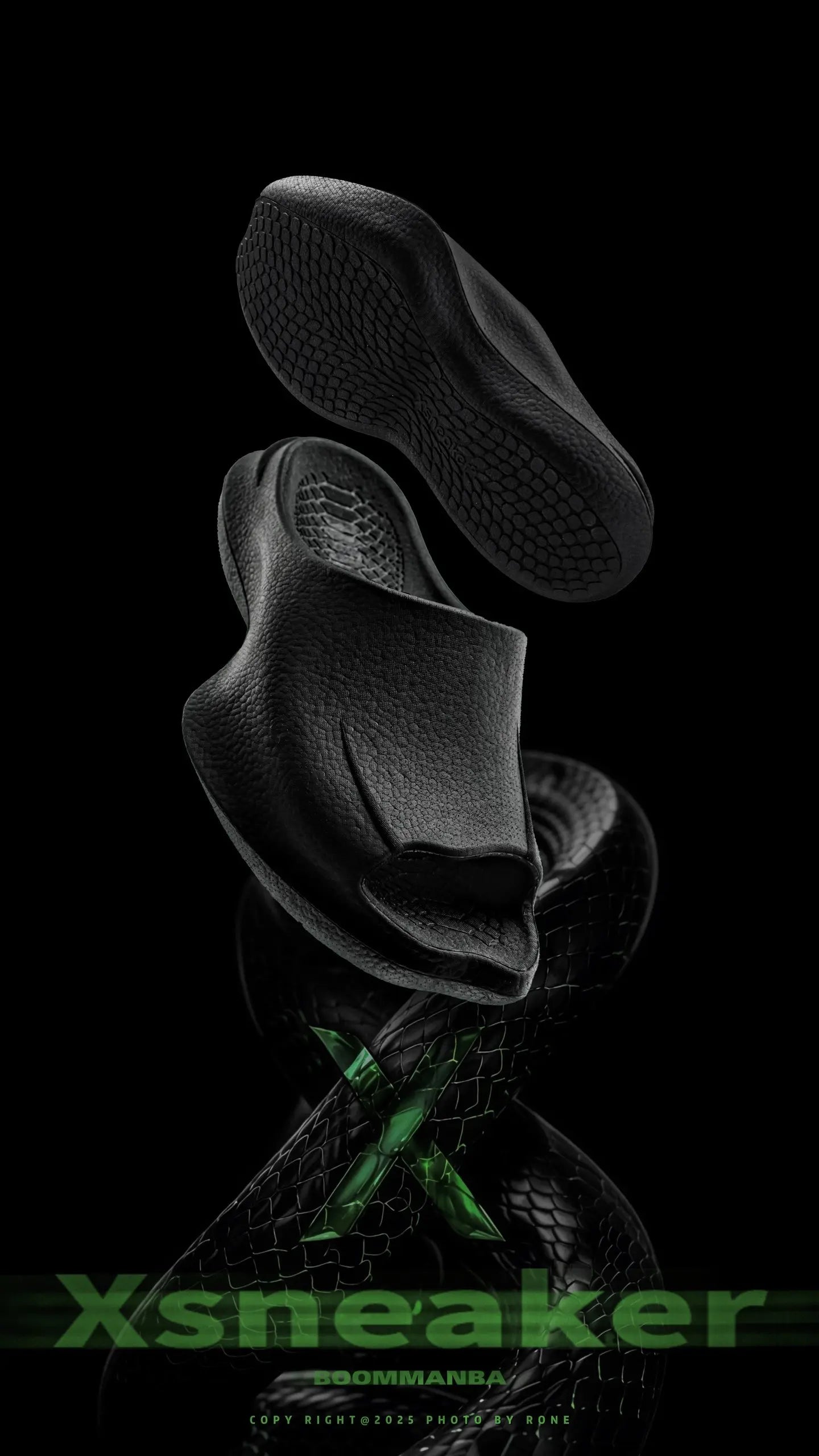 Xsneaker Boom Manba-Black - PSYLOS 1, Xsneaker Boom Manba-Black, Slippers, Xsneaker, PSYLOS 1