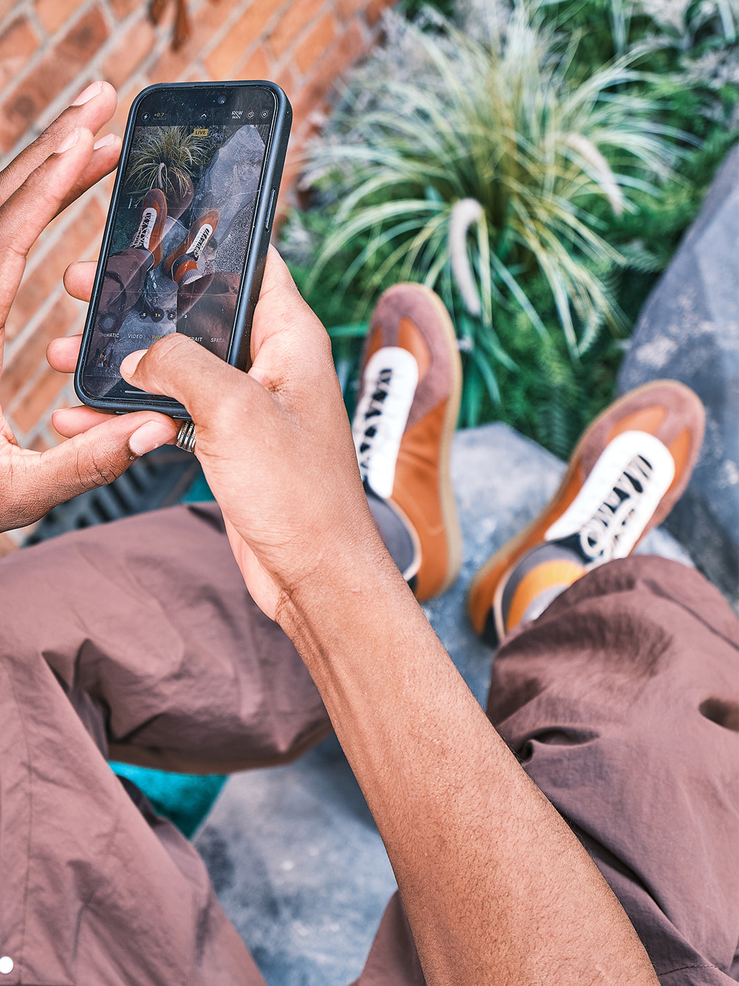 NEXT IMPULSIVE丨Halo Retro Sneakers - Spring Edition(Brown) - PSYLOS 1, NEXT IMPULSIVE丨Halo Retro Sneakers - Spring Edition(Brown), Retro Trainers, NEXT IMPULSIVE•JAPAN, PSYLOS 1